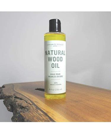 Caron & Doucet Natural Wood Conditioning Oil - 100% Plant Based & Orange Scented - 8oz - For Natural Wood Furniture - Buy Online on SooperMarket.com