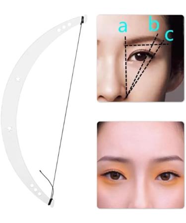 kawehiop Eyebrow Ruler Tool Cosmetic Fittings Positioning Tools Ladies Eye Brow Drawing Stencil Measurement Makeup Fitting - Buy Online on SooperMarket.com