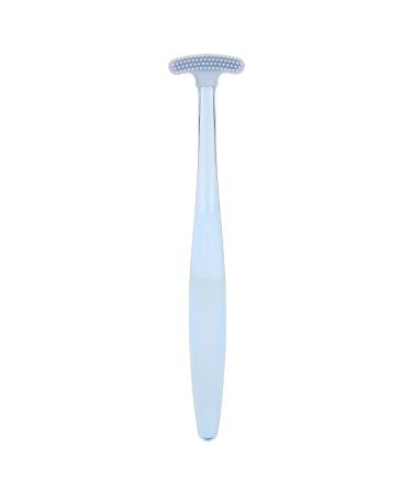 dykaae Silicone Tongue Scraper Soft Tongue Brush Against Vomiting Tongue Cleaner for Men and Women