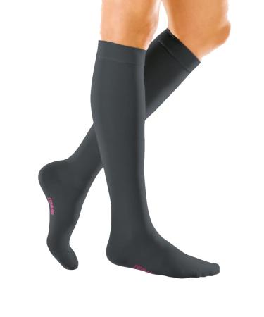 Medi - Medive Forte compression stockings |Medical compression stockings CCL 2 for women and men |Compression stockings class 2 |Size VI - Open tip |Black