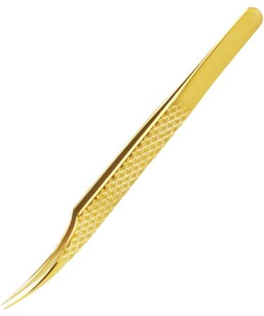 DASSEN Gold Lash Extension Tweezers - Precision Thin Tips for Mega Volume Lash Extensions - Buy Online on SooperMarket.com