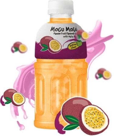 Mogu Mogu Fruit Juice Drink with Nata De Coco Gotta Chew 320ml (12 Bottles Random 6 Flavours) HALAL - Buy Online on SooperMarket.com