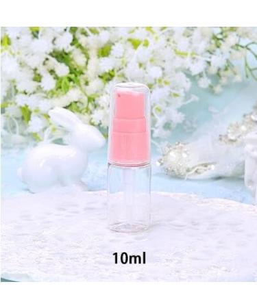 6 Pack Empty 10ml Plastic Pump Bottles Cream Shampoo Lotion Pump Bottle Refillable Sample Travel Bottles Toiletries Liquid Container Jar Pot Vial for Cosmetic Make-up (Transparent) - Buy Online on SooperMarket.com