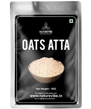 Naturevibe Botanicals Oats Flour - 1Kg | Oats Atta
