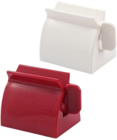 1PC Toothpaste Squeezer Rolling Tube Toothpaste Squeeze Dispenser Toothpaste Seat Holder Stand White - Buy Online on SooperMarket.com
