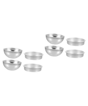 Milisten 2 Sets Cake Baking Mold Chocolate Jelly Rings Football Cake Pan Cajas para Fresas Con Chocolate Cooking Aluminum Baking Pans Egg Spherical Baking Supplies Aluminum Alloy 16x16x7cmx2pcs