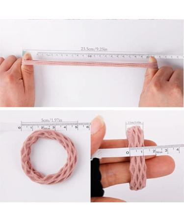 Wetopkim 60 Pcs Non-Slip Hair Ties for Thick, Heavy, and Curly Hair - Lightweight, Seamless, Highly Elastic - Buy Online on SooperMarket.com