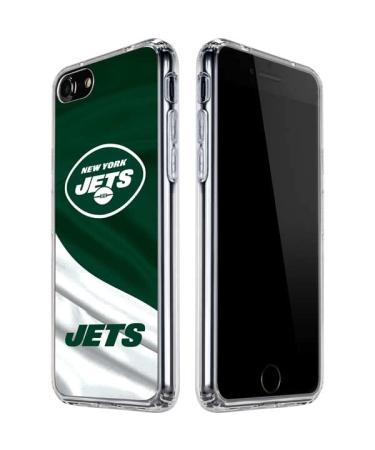 Skinit Clear Phone Case Compatible with iPhone SE - Officially Licensed NFL New York Jets Design