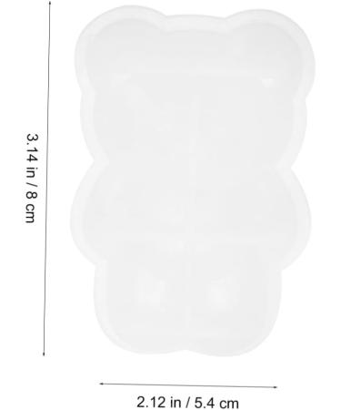 STOBOK 3 Pcs Silicone Mold Gummy Bear Molds Silicone DIY Mold Epoxy Crystals Decor Crystal Decor Silicone Gummy Molds Jewelry Pendant Casting Molds Resin Moulds Crafts Silica Gel Big Nose As Shownx3pcs 8X5.4CMx3pcs - Buy Online on SooperMarket.com