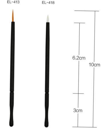 Baluue 150 Pcs Wand Applicator Eyeliner Liquid Gel Liner Eyeliner Gel Eyeliner White Liquid Eyeliner Orange - Buy Online on SooperMarket.com