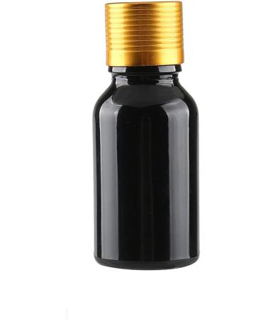 Tianzd 6-Pack 15ml Gloss Black Glass Bottles - Sealed Stopper & Gold Cap for Fragrance Oil & Aromatherapy - Ideal for Travel & Massage - Buy Online on SooperMarket.com