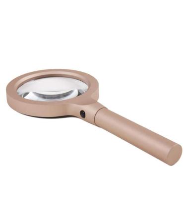 Magnifying Glass 10X Handheld Reading Magnifier Large Magnify Handle for Reading Map Book Inspection Coin Insect Rock Crossword Puzzle Kids