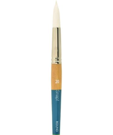 Princeton Taklon Round 20 Snap Brush - White, Size 20 - Buy Online on SooperMarket.com
