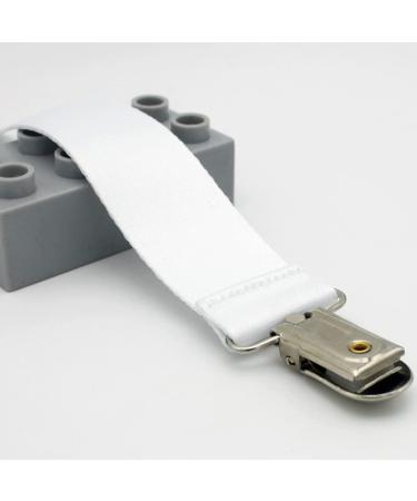 Buy TIAN-K White Pacifier Chain for Babies | Clip-On Dummy Accessory | DIY Pacifier Holder - International Shipping Available - Buy Online on SooperMarket.com