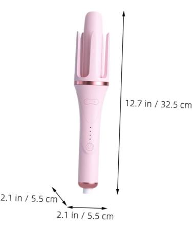 Healeved Fully Automatic Hair Curling Iron Straightener Hair Tool Curling Wand Hair Curlers Pink Abs - Buy Online on SooperMarket.com