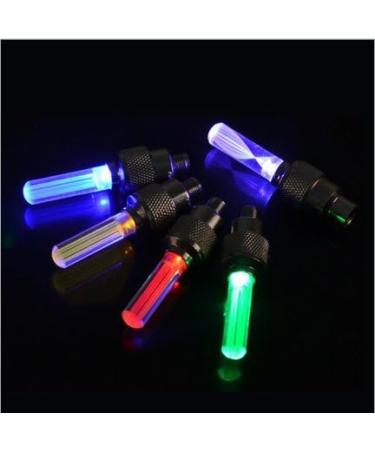 Dkiigame 10 Pack LED Flash Tyre Wheel Valve Cap Light for Car Bike Bicycle - Red, Yellow, Blue, Green, Colorful - Buy Online on SooperMarket.com