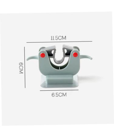 Cabilock 4 Pcs Hook Plant Pots Indoor Kitchen Storage Practical Storage Shelves Mop Holder Hanger Broom As Shownx2pcs 6.5*11.5*6cmx2pcs - Buy Online on SooperMarket.com