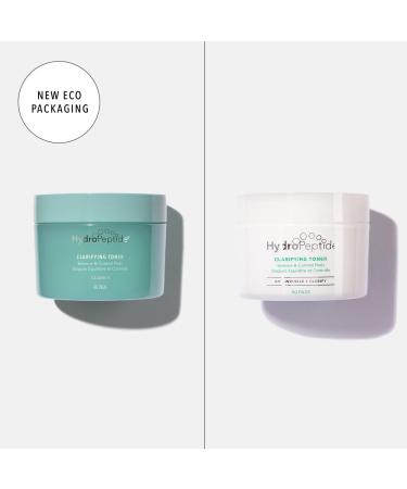 HydroPeptide Clarifying Toner Balance Control Pads - 60 Pads | Skin Balancing Formula - Buy Online on SooperMarket.com