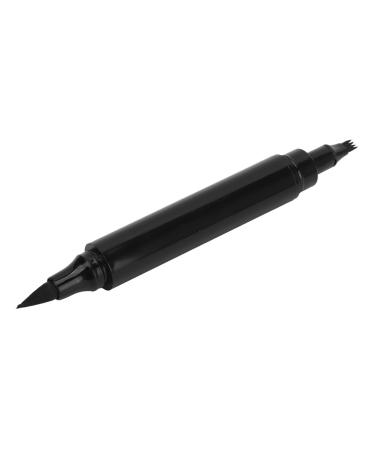 Barber Styling Pen Beard Filler Sweatproof Fork with 4 Tips Dark Brown for Men Salon