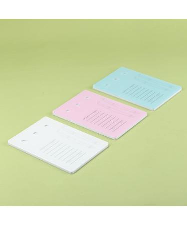 Acrylic Eyelash Extension Palette - Grafting Organizer Pad & Lash Tray for False Eyelashes | Glue & Tweezers Holder (White L - Buy Online on SooperMarket.com