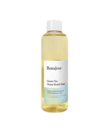 BONAJOUR  Vegan Beauty Organic Green Tea & Hyaluronic Acid Facial Toner for Dry Skin - Vegan Cosmetics  100% Pure Natural Moisturizer & High Moisture Type  Anti Aging  Anti Wrinkle  7.2 fl. oz