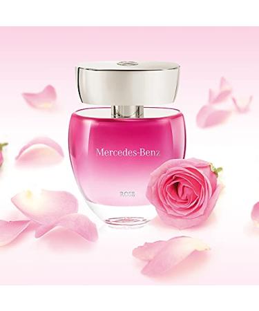 Mercedes-Benz - Rose - Professional Fragrance For Women - Elegant And Irresistible - Romantic And Stylish - Naturally Infused And Crafted - Sweet Fresh And Young - Eau De Toilette - 2 Oz 2 Fl Oz (Pack of 1) - Buy Online on SooperMarket.com