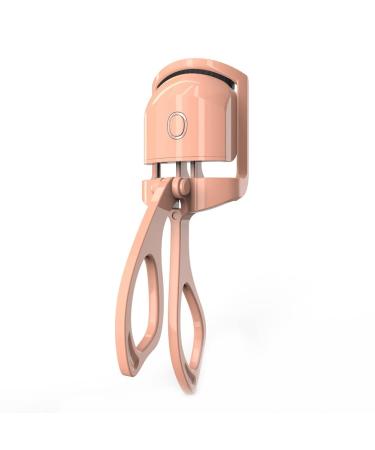Aflytep Heated Eyelash Curler Electric Temperature Control Charging Mini Portable Electric Perm Eyelash Curler Orange