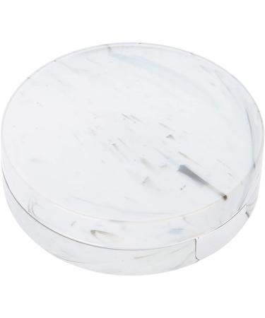 Contact Lenses Soaking Case Contact Lens Box Light in Weight Small Size Made of PVC for Makeups Make Up (White) - Buy Online on SooperMarket.com