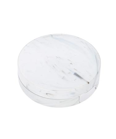 Contact Lenses Soaking Case Contact Lens Box Light in Weight Small Size Made of PVC for Makeups Make Up (White)