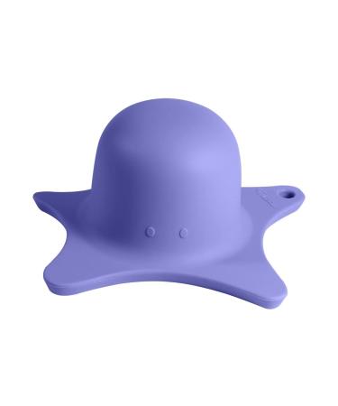 Kindsgut shower aid for children from silicone in a cute naval estate form elegant design support for hair unisex free from BPA purple