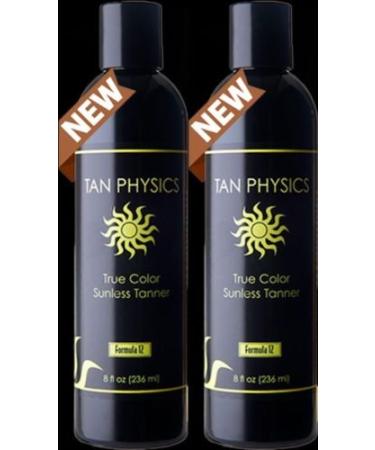 Tan Physics True Color Sunless Tanner Pack of 2 with 5 FREE pairs of application gloves