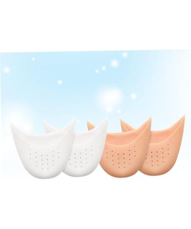 Hemoton Silicone Gel Pointed Toe Pads - 2 Pairs | Women Dance Shoe Covers | Toe Protectors for Pointed Heels - Buy Online on SooperMarket.com
