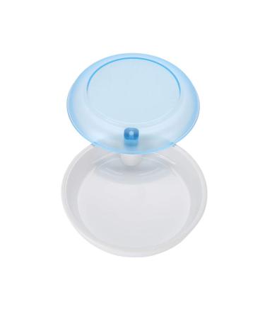 Dnom dose orthodontic holder suitcase for storing or cleaning dentures portable rotating tooth storage box tooth correction Halterbox sweet blue
