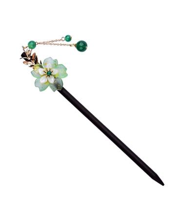 OSALADI Hanfu Hairpin Chinese Hairpins Tassel Hair Chopsticks Hair Sticks Tassel Hair Bun Stick Hanfu Hair Stick Vintage Hair Chopsticks Flower Tassel Glass Miss Chinese Style Hair up