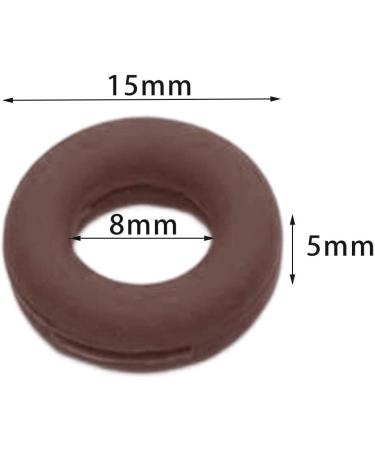 Harilla 2pcs Non-Slip Eyeglass Ear Grips - Comfortable Temple Tip Sleeves for Kids & Adults - Brown - Buy Online on SooperMarket.com