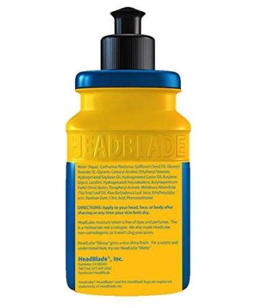 HeadBlade HeadLube Matte Moisturizer Lotion 5 oz for Men (3 Pack) - Shiny & Grease-Free Matte Finish - Buy Online on SooperMarket.com