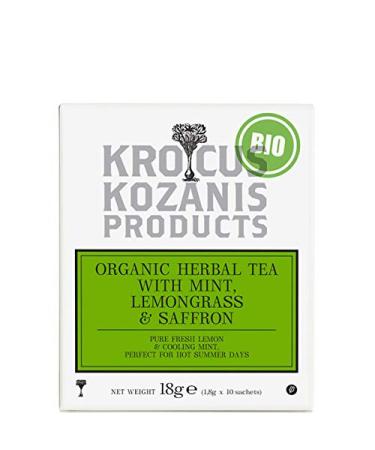 Krocus Kozanis Organic Herbal Tea (Mint Lemongrass & Greek Saffron)