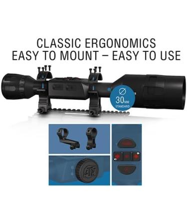 ATN Thor 4 384x288 Thermal Rifle Scope with Full HD Video, WiFi, GPS, Smooth Zoom & Smartphone Control - 1.25-5x Sensor - Buy Online on SooperMarket.com