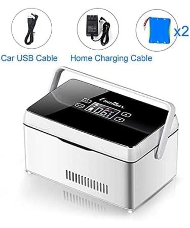 High Capacity Portable Insulin Vaccine Cooler Refrigerator Box Mini Insulin Cooler Car Refrigerator Keeps Medication Cooler and Insulated 2 X Battery Collector88 - Buy Online on SooperMarket.com