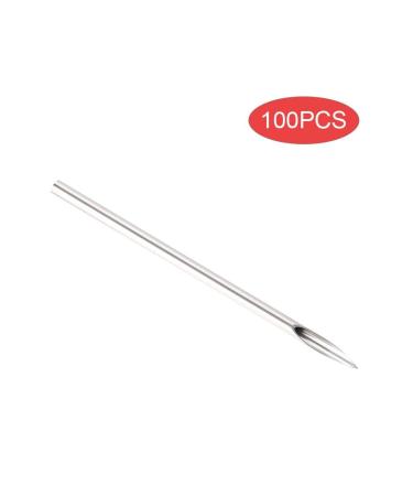 100 Pcs 13G Stainless Steel Body Piercing Needles - Sterile Disposable Piercing Needles for Ear, Nose, Navel, Nipple, Lip - Professional Grade - Buy Online on SooperMarket.com