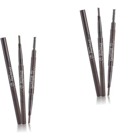 Beavorty 2pcs 2 1 Eyebrow Brush Eyebrow Pen Brow Pencil Microblading Pen Eye Brow Brush Makeup 3 Proof - Buy Online on SooperMarket.com