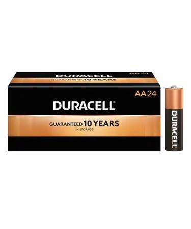 Duracell Alkaline AA 24 Batteries Coppertop MN1500