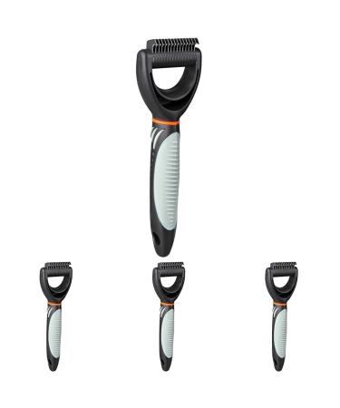 TRIXIE Fur Detangler Medium Plastic/Metal 7 18 cm - 24243 (Pack of 4) L 18 x W 7 cm (Pack of 4)
