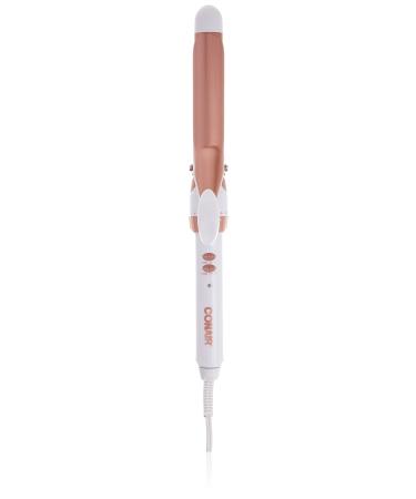 Conair Double Ceramic 1-Inch Curling Iron, 1-inch barrel produces classic curls  for use on short, medium, and long hair 1 Inch (Pack of 1)