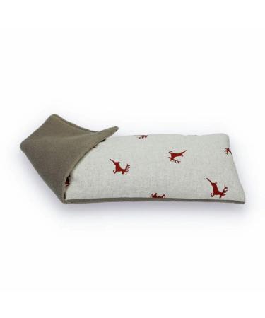 Soothing Cold or Hot Microwavable Duo Fabric Wheat Bag - Lavender Scented - Natural Relief for Aches and Pains - Red Stag