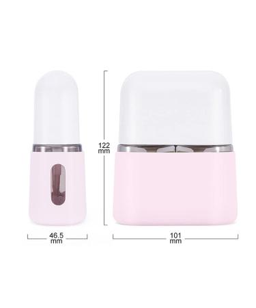 TSA Approved Travel Bottles Set - Refillable Spray and Pump Containers for Toiletries - Portable and Leakproof with Labels - Perfect for Creams, Perfumes, and Shampoos - Pink - Buy Online on SooperMarket.com