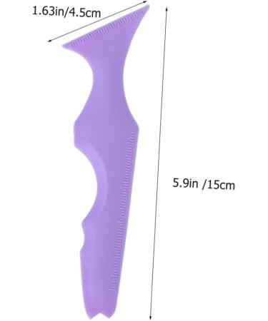 Baluue 6 Pcs Silicone Beauty Ruler Lipstick Makeup Tool Lash Tool Mascara Drawing Eyeliner - Buy Online on SooperMarket.com