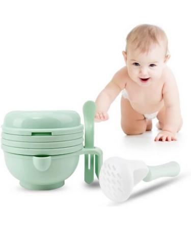 8-in-1 Baby Food Grinder Set - Portable Food Processor for Babies | Serve Bowl Vegetables & Fruits | Includes 8pcs Set for Feeding and Mashing - Buy Online on SooperMarket.com