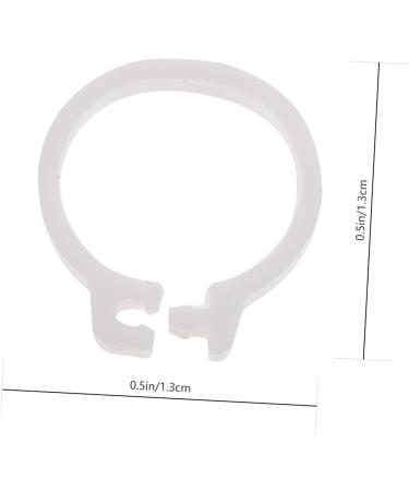 Angoily 300 Pcs Pigeon Anklet Duck Where Clip Chicken Ankle Ring Pigeons Ring Bands Parrot Label Tape Baby 1.3X1.3CMx3pcs Whitex3pcs - Buy Online on SooperMarket.com