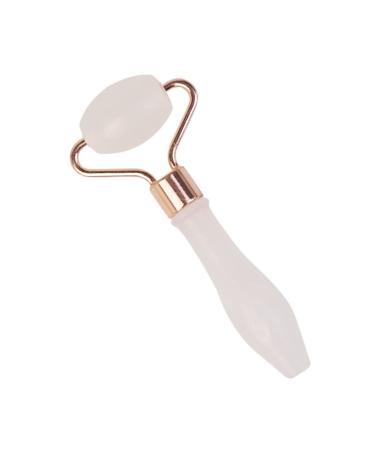 Housoutil Neck Massager Skin Care Tools Gua Sha Massage Tool Facial Skin Roller Gua Sha Facial Jade Roller Skin Care Massager Face Massage Roller Scroll Wheel Manual White Xiuyu